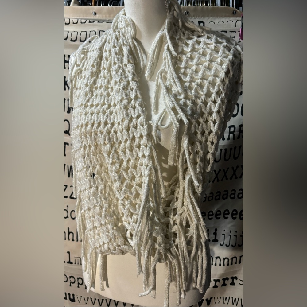 Crochet circle scarf
